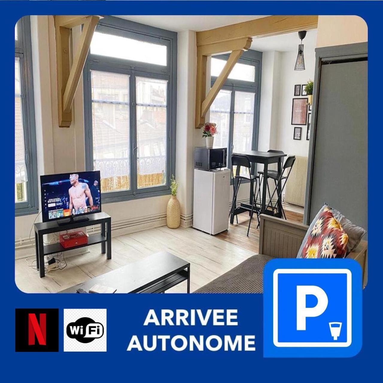 015 Chic & Cosy Studio 41M2 Hypercentre Wifi Smart Tv Netflix Сент-Этьен Экстерьер фото
